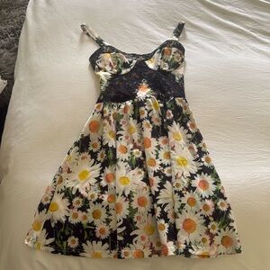 Topshop Sz 0 Sunflower Sundress
